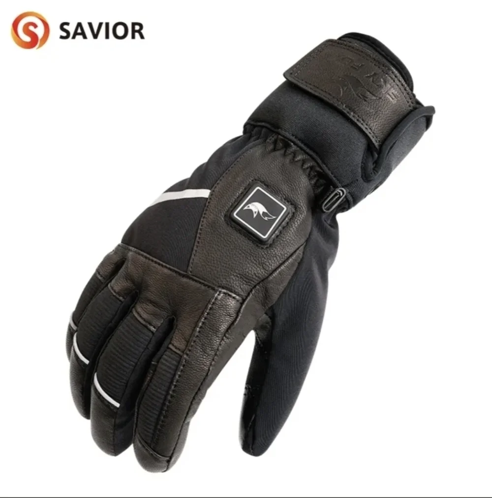 New Savior Intelligent Heating Sky Fox Unisex Battery Heated Gloves XS 6